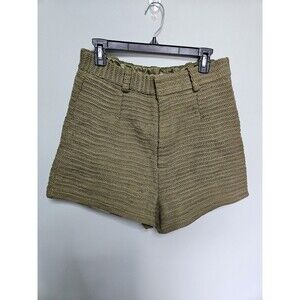 JLUXLABEL Olive Green Women Shorts